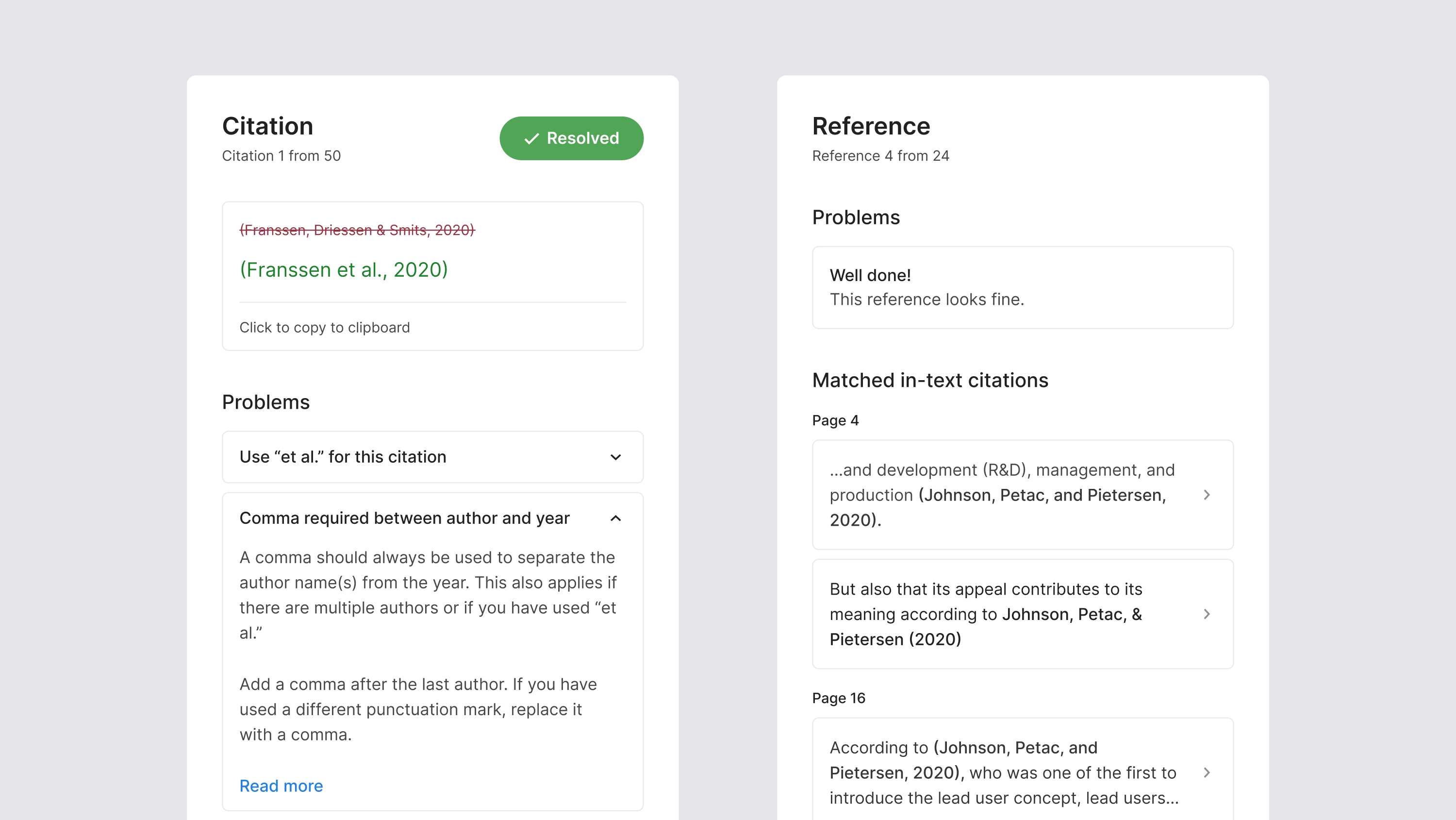 Techademia - Help students ensure their papers are accurately cited